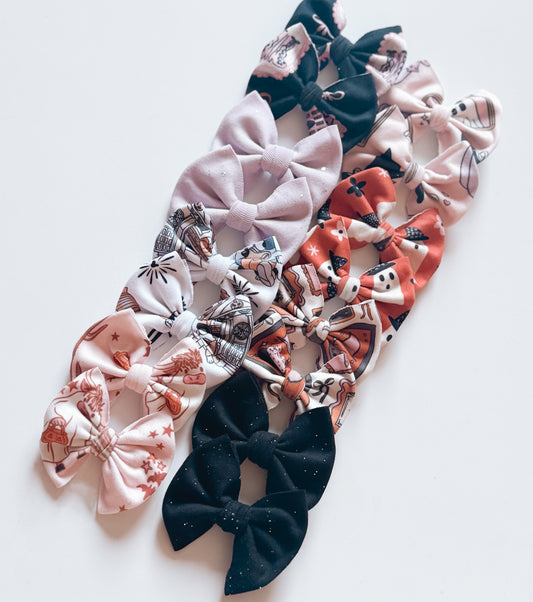 Halloween Collection Piggies or Pinwheel Bow