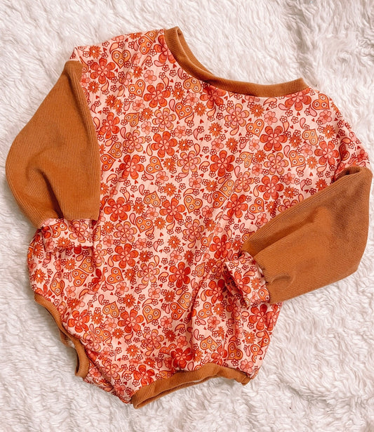 Groovy Autumn Sweater Romper