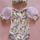 Mouse Birthday Puff Sleeve Leo
