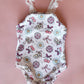 Disco Daisy Tie Strap Swimsuit