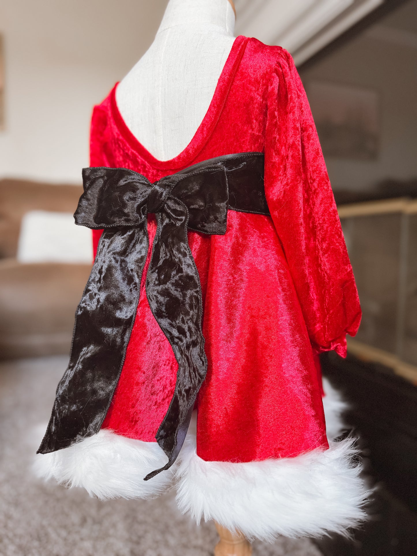 Velvet Santa Dress