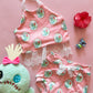 Hawaiian Friends Halter Lounge Set