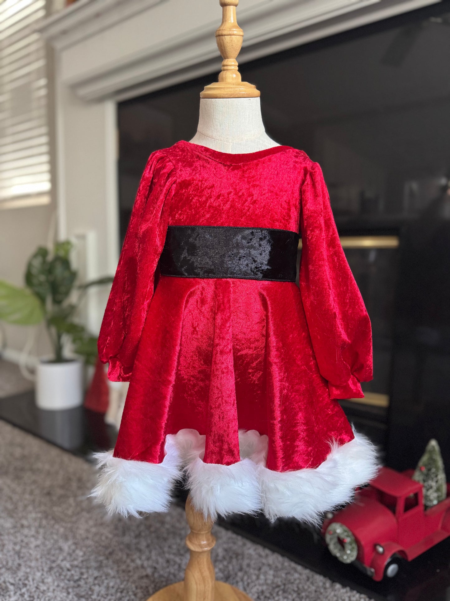 Velvet Santa Dress