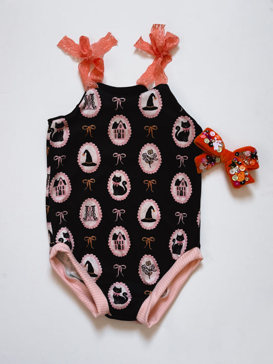 Whimsical Witch Tie-Strap Leo