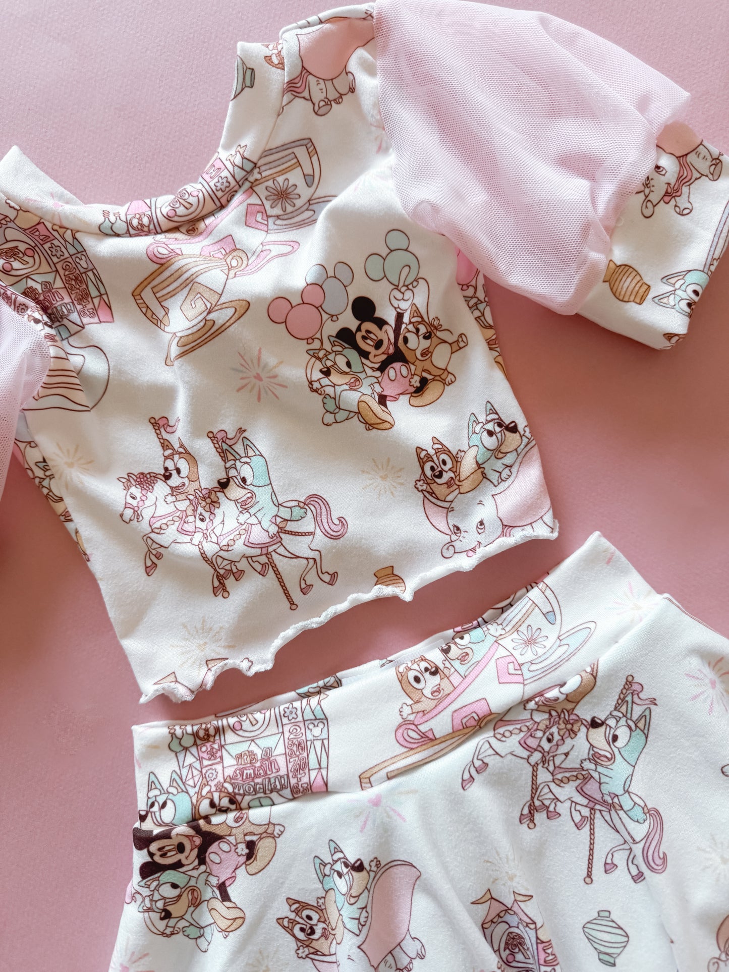Magic Park Heeler Puff Sleeve Skirt Set