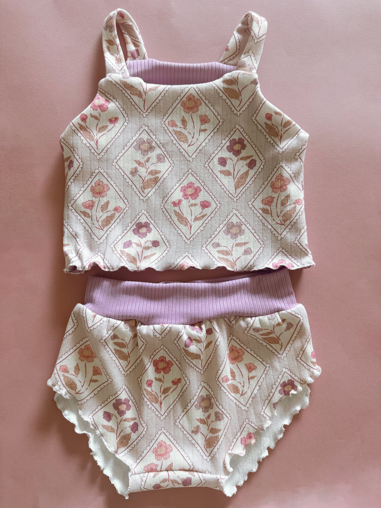 Spring Floral Cami Lounge Set (RTS)