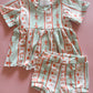 Girly USA Peplum + Bummies Set (RTS)