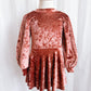 Copper Velvet Bellamy Dress