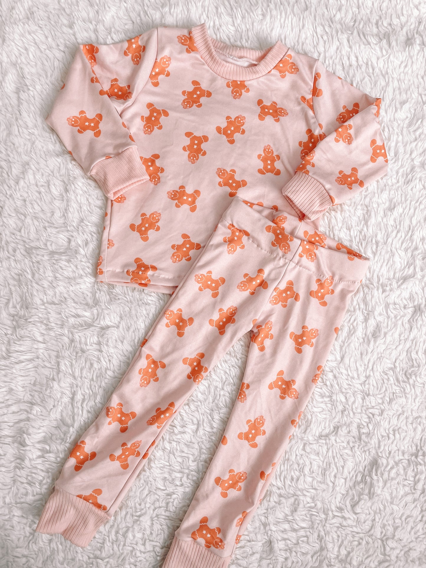 Girly Gingerbread Leggings Lounge Set