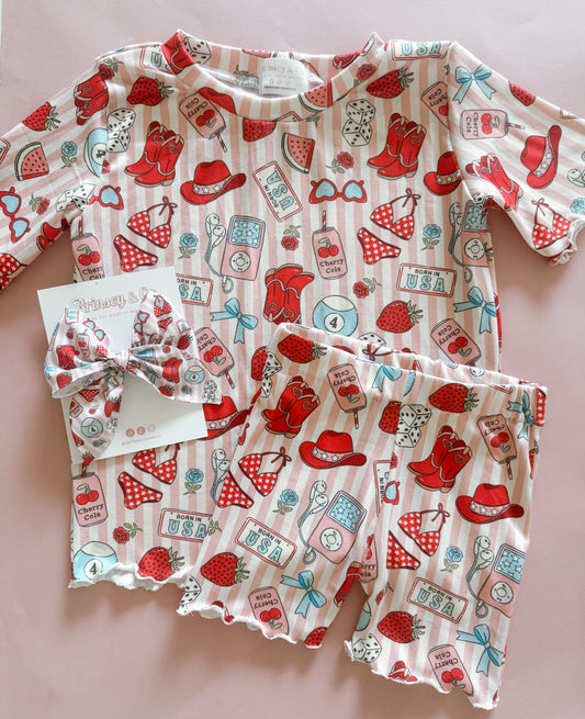America’s Sweetheart Biker Lounge Set (RTS)