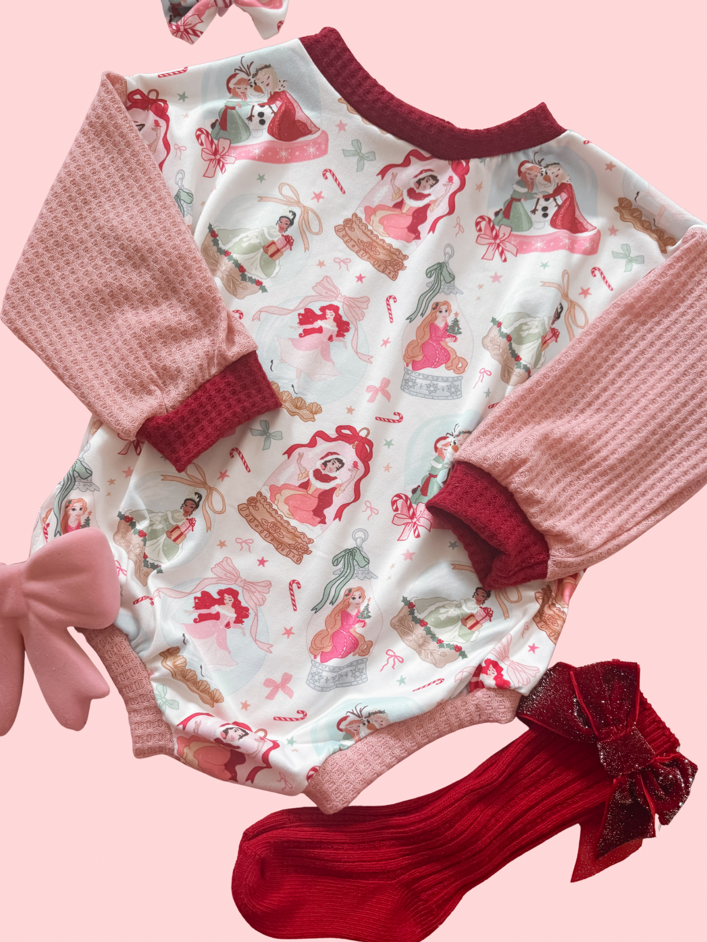 Holiday Princess Sweater Romper