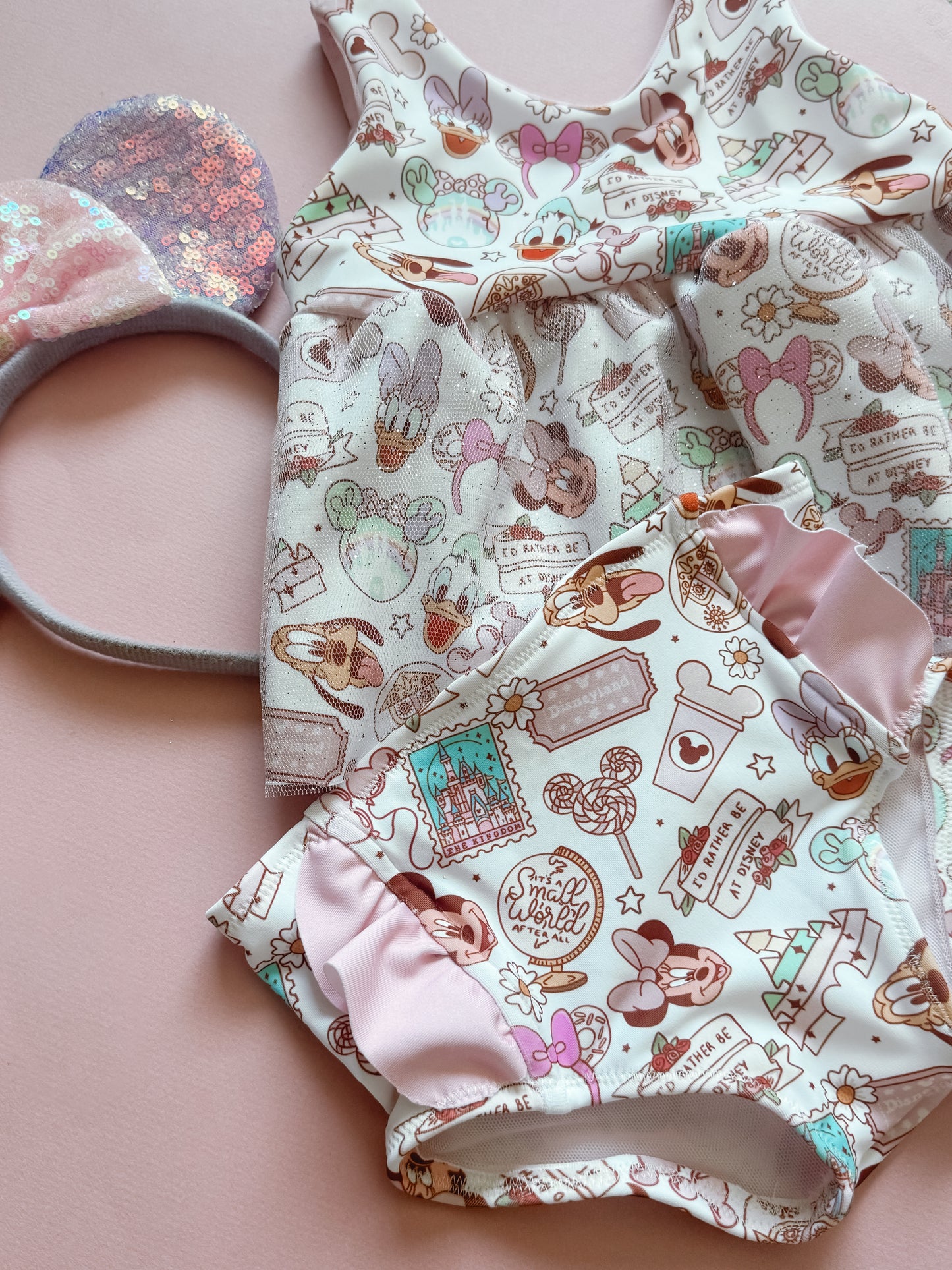 Magic Park Ruffle Peplum Bikini