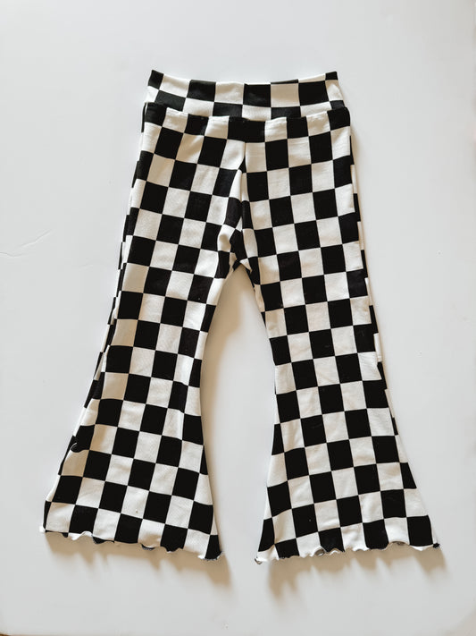 Black + White Checker Flares