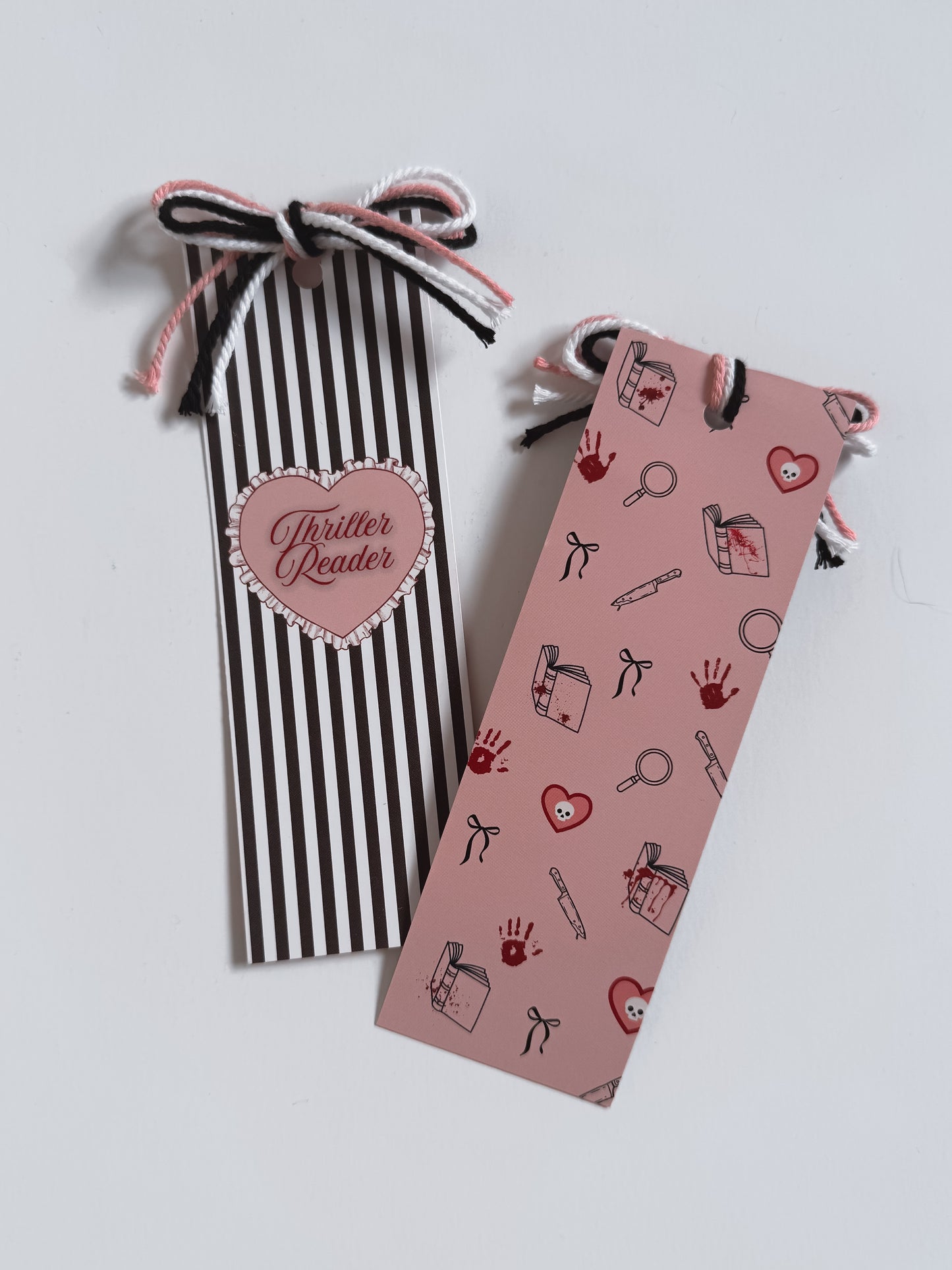 Thriller Reader Double Sided Bookmark