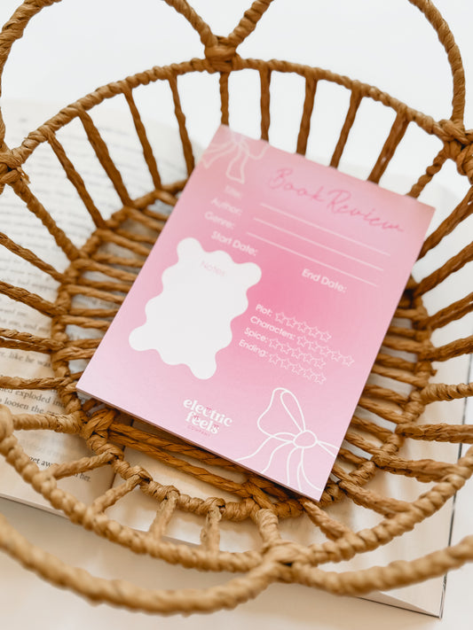 Coquette Book Review Notepad