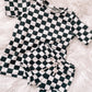 Black & White Checker Lounge Set