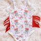 Patriotic Cowgirl Fringe Tie-Strap Leo