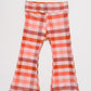 Mauve Plaid Flares