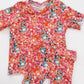 Pink Floral Heeler Biker Set