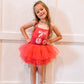 Cherry Bow Tutu Dress