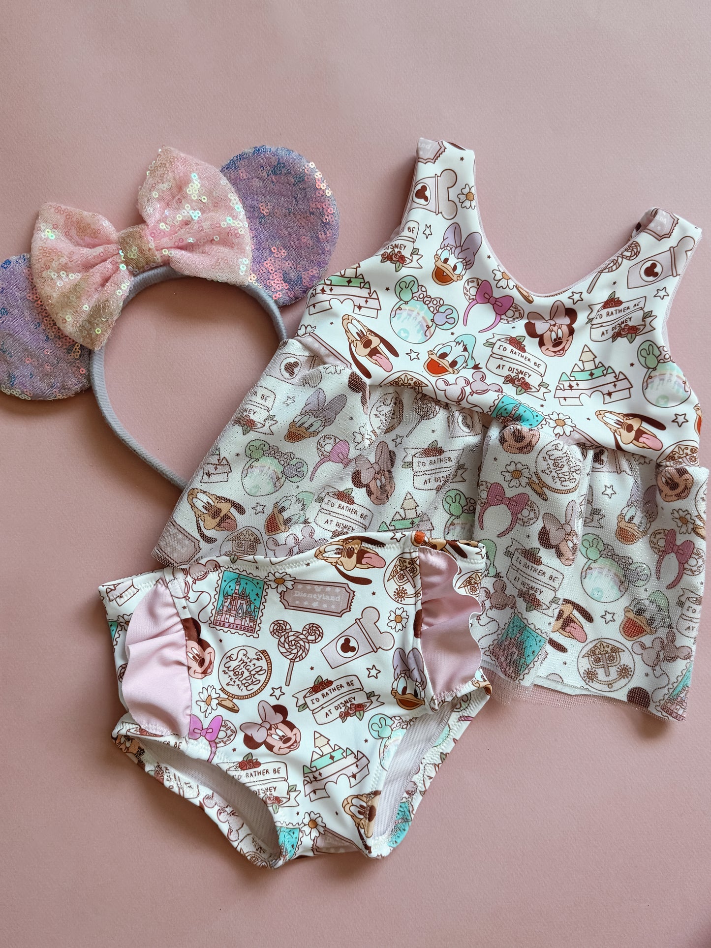 Magic Park Ruffle Peplum Bikini