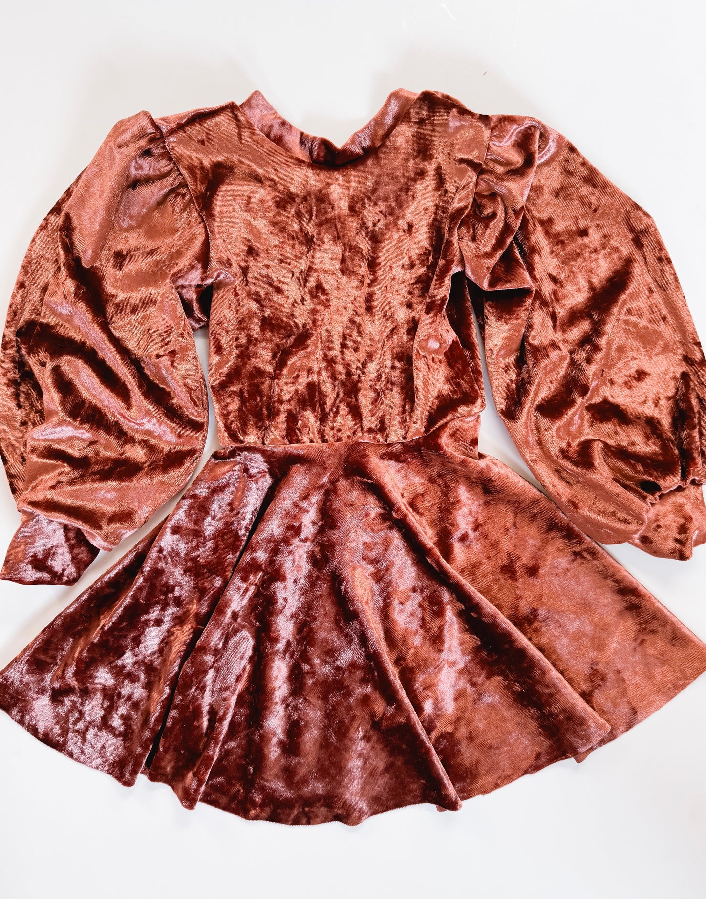 Copper Velvet Bellamy Dress