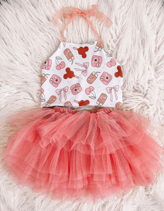 Exclusive “Sweet Memories” Halter + Tutu Set