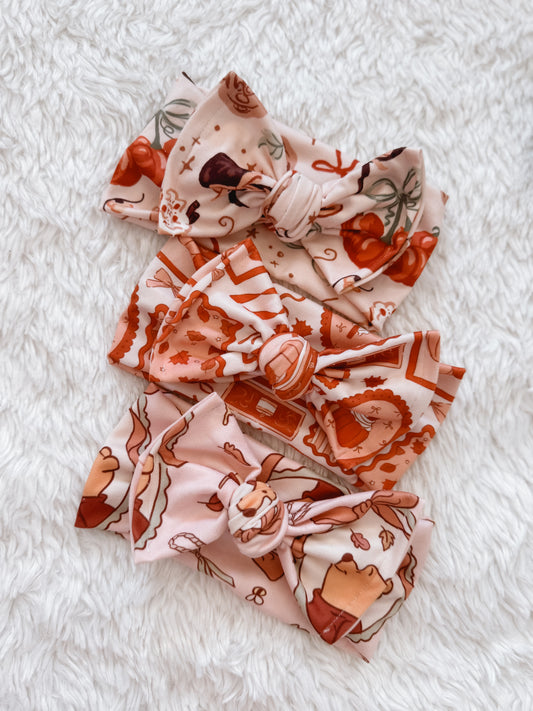 Fall Collection Headwrap or Piggies