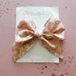 Pink Whimsical Shell Fable Bow