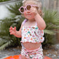 Whimsical Mermaids + Pink Reversible Cami Bikini
