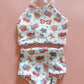 Patriotic Picnic + Patriotic Bows Reversible Cami Bikini (RTS)