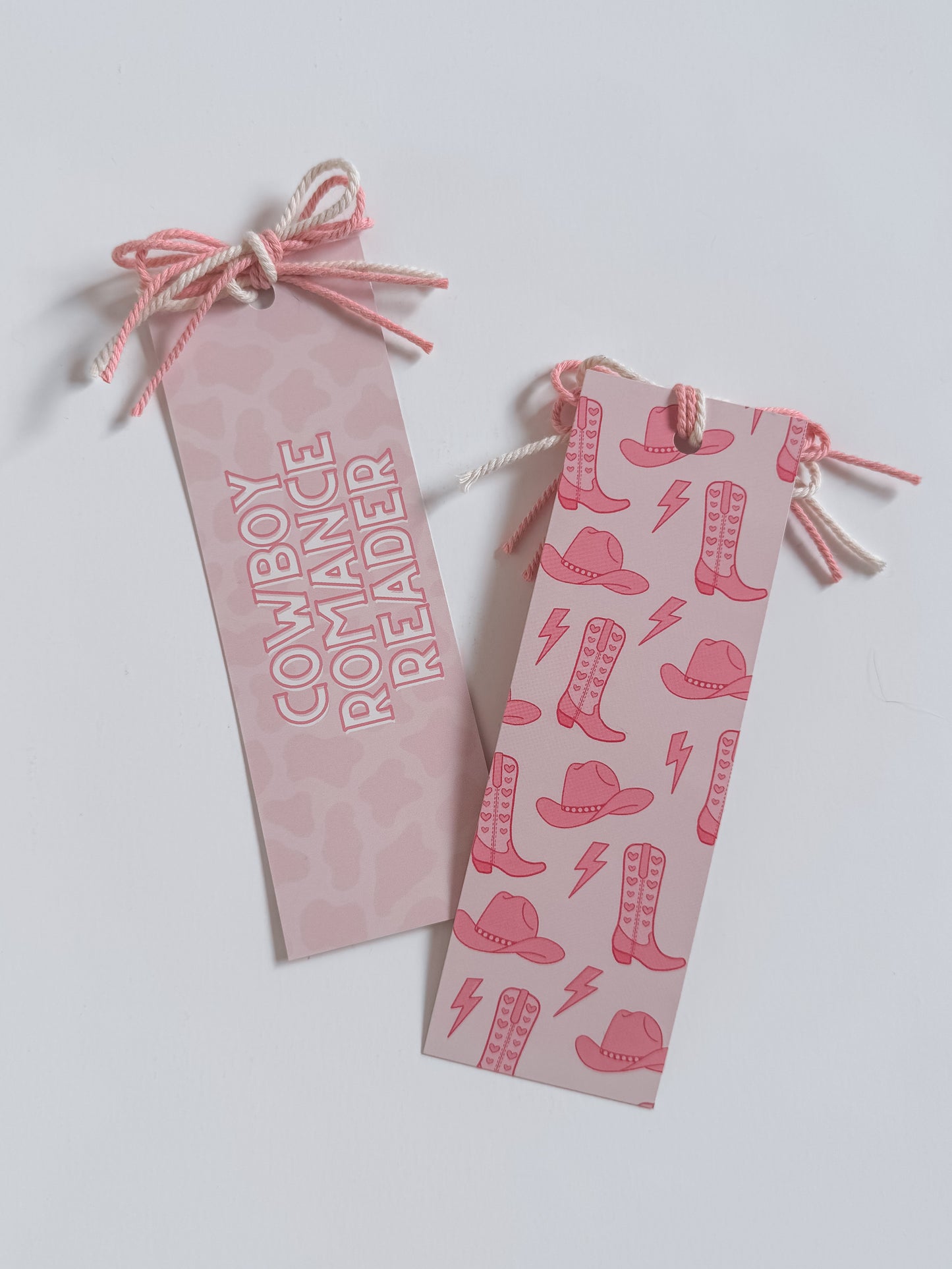 Cowboy Romance Reader Double Sided Bookmark