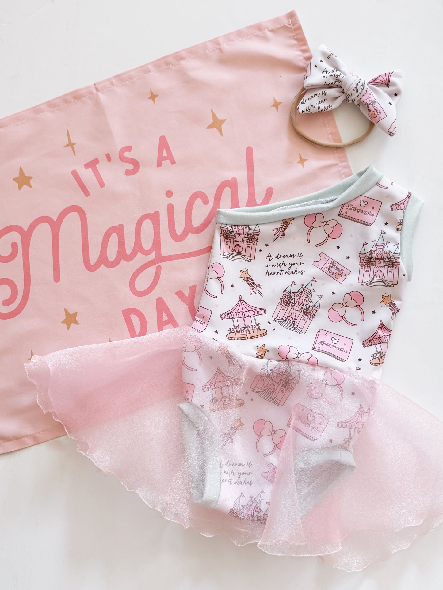 Exclusive Pastel Castle One Shoulder Tutu Leo