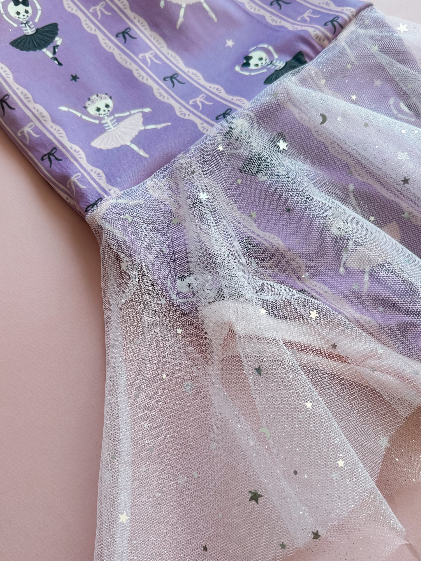 Skeleton Ballerinas Tulle Skirted Leo