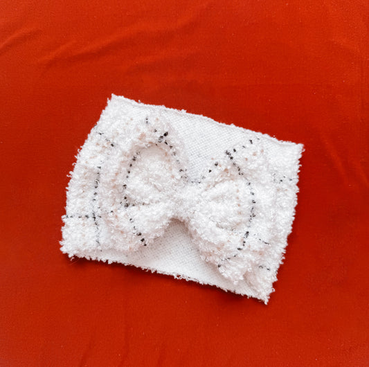 Teddy Plush Flannel Headwrap