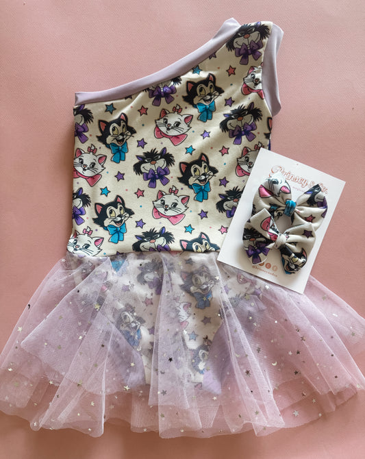 Magical Cats One Shoulder Tutu Leo