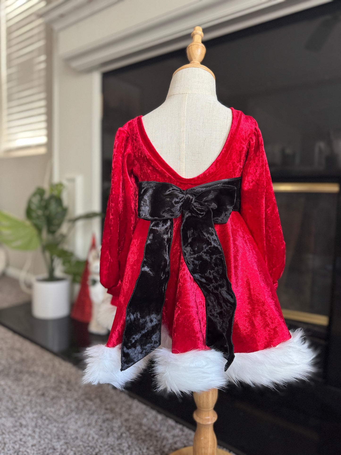 Velvet Santa Dress