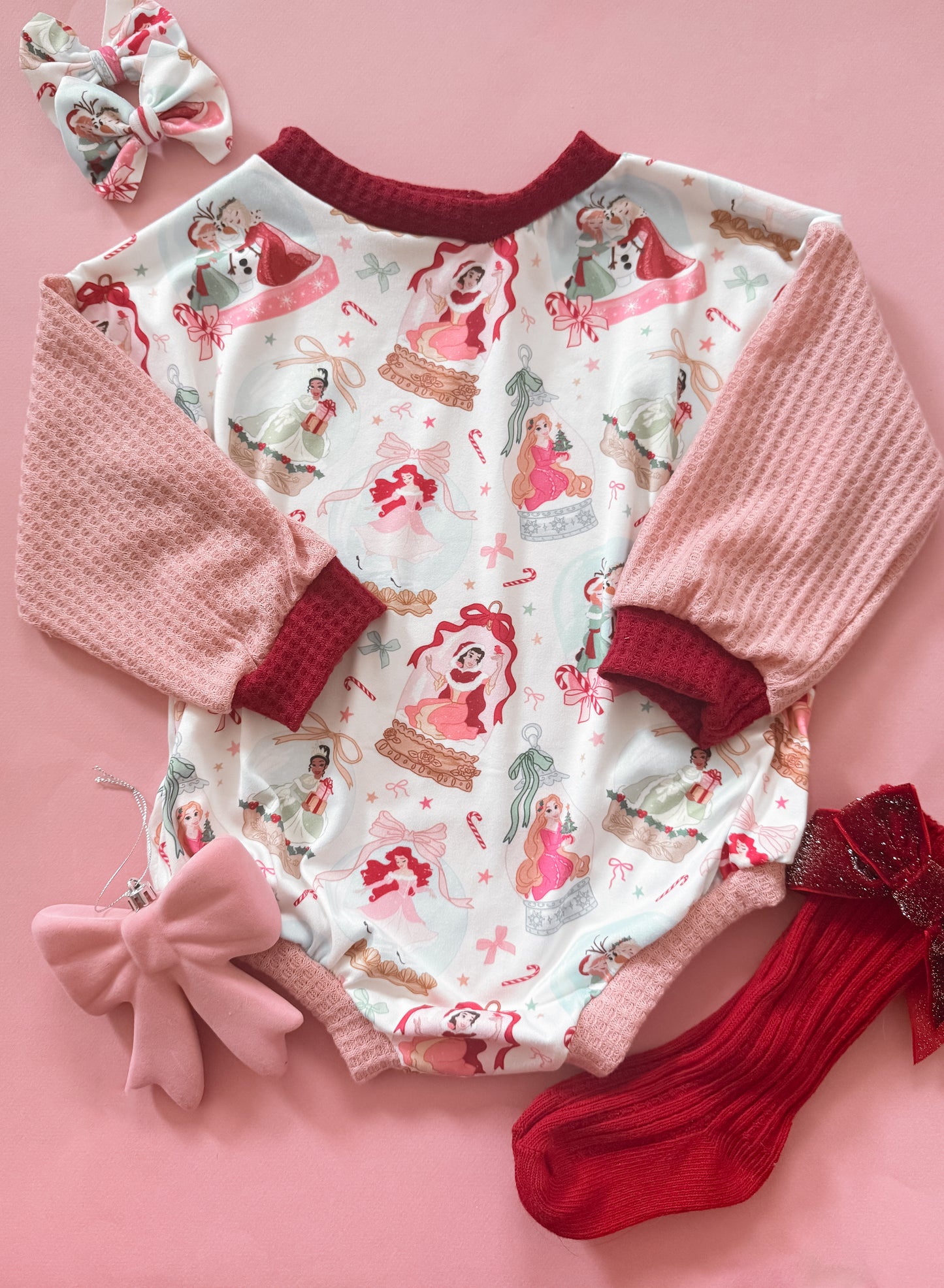 Holiday Princess Sweater Romper