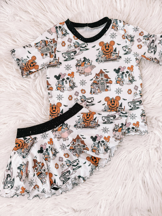 Spooky Pups at the Park Skirted Set