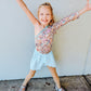 Daisy Heeler One Shoulder Long Sleeve Leo
