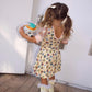 Pup Patrol Puff Sleeve Dress