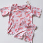Cherry Bow Biker Lounge Set