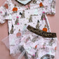 Halloween Cheetahs Skirt Set
