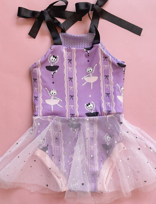 Skeleton Ballerinas Tulle Skirted Leo