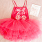 Cherry Bow Tutu Dress