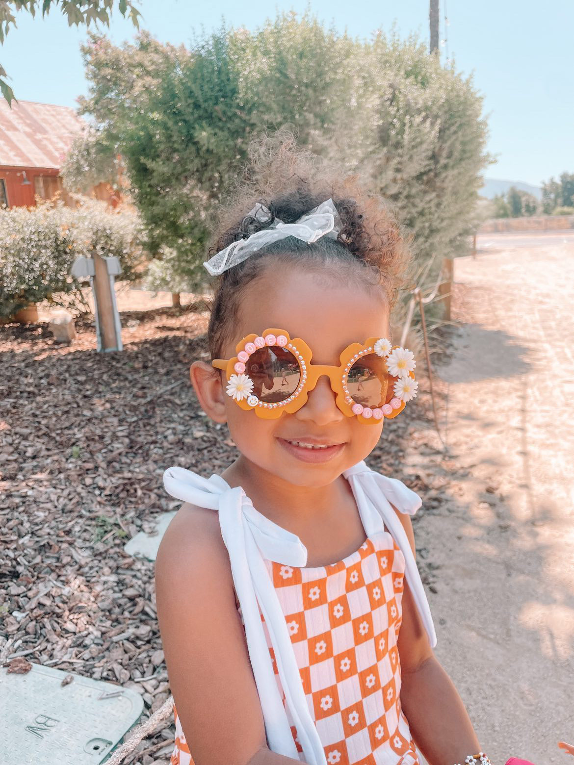 Flower Power Rhinestone Sunnies