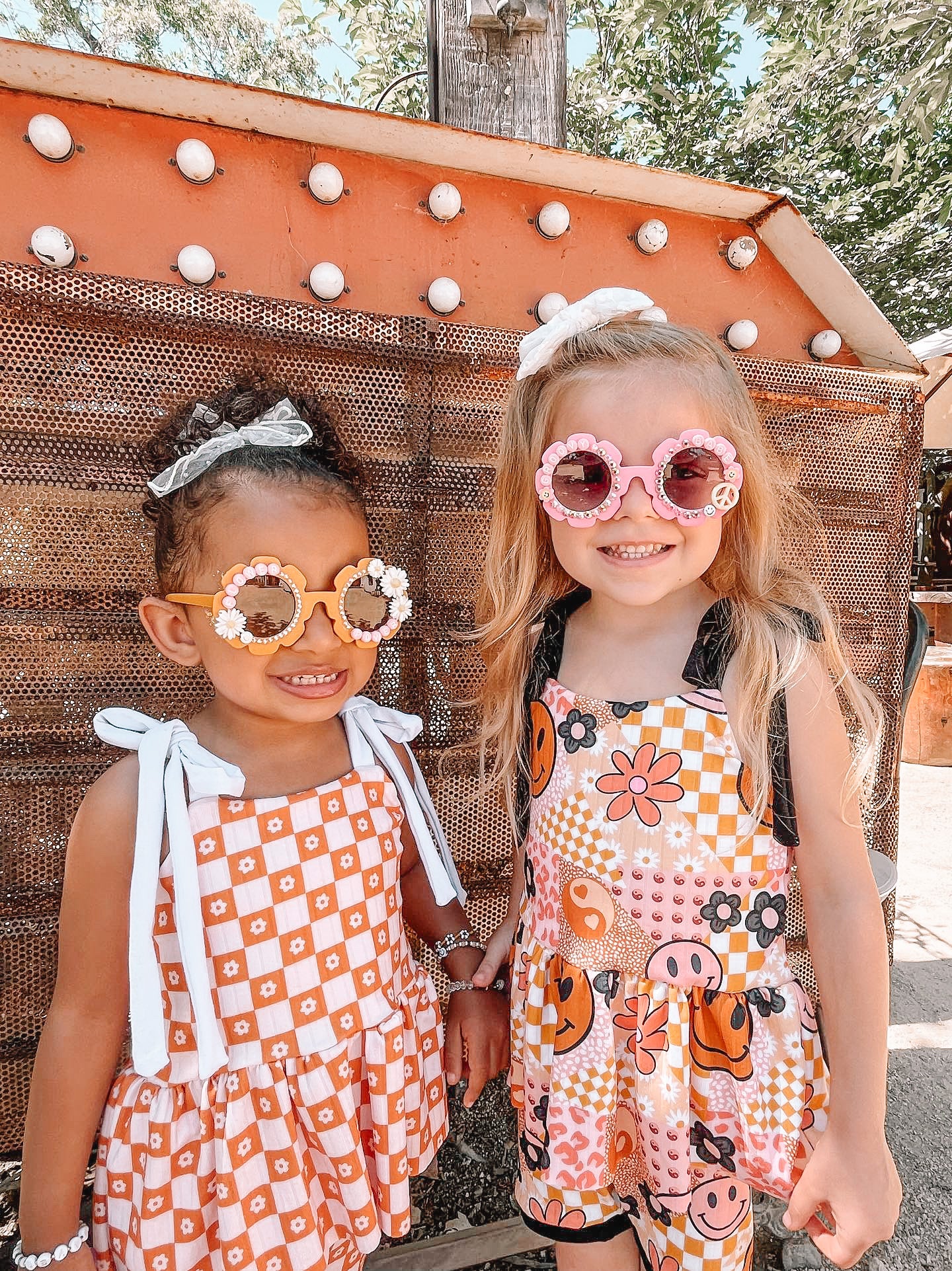 Flower Power Rhinestone Sunnies