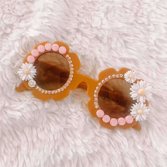 Flower Power Rhinestone Sunnies