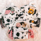 Smiley Star Mini Fringe Cow Backpack