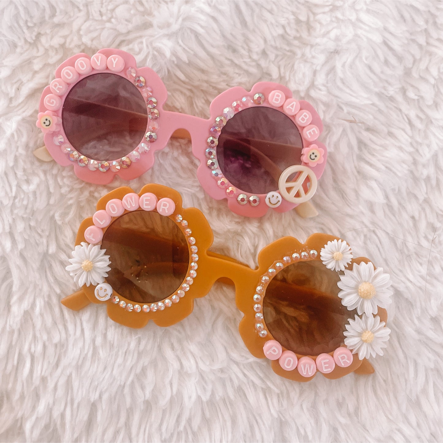 Flower Power Rhinestone Sunnies